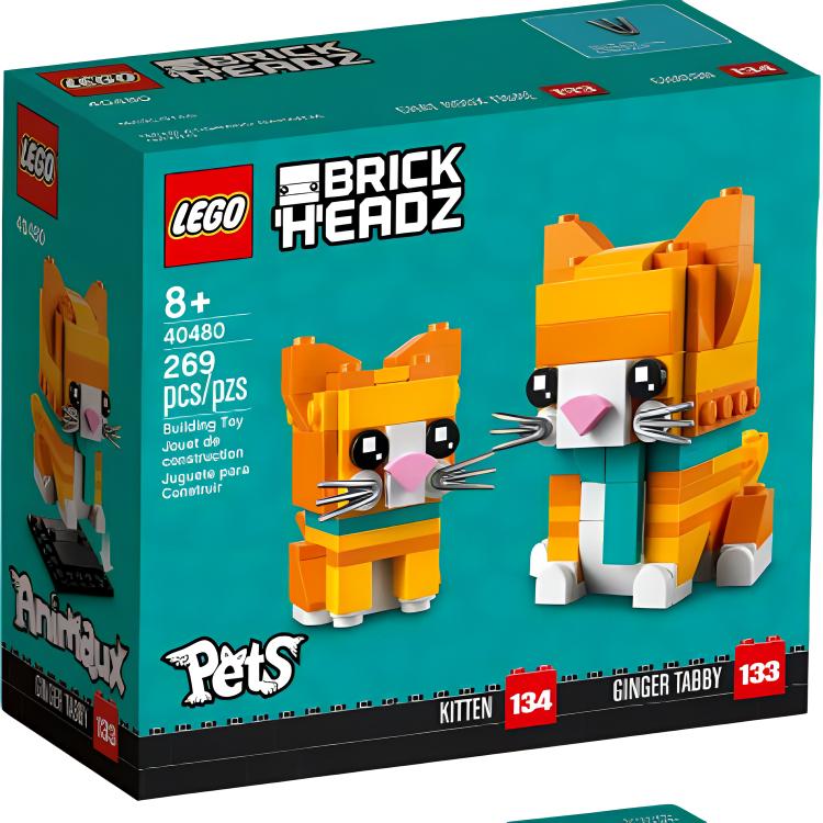 Конструктор LEGO "Квадратная голова: Жёлтый тигр" (40480) - Boxette Shop